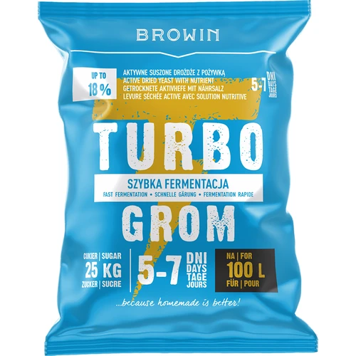 Ζύμες απόσταξης Turbo Grom 5-7 ημέρες 100L