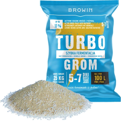 Ζύμες απόσταξης Turbo Grom 5-7 ημέρες 100L - 3