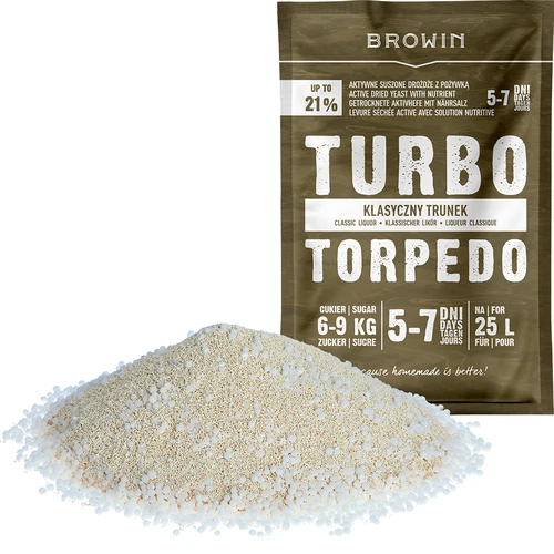 Ζύμες απόσταξης Turbo Torpedo 5–7 ημέρες 21% 100 g - 3