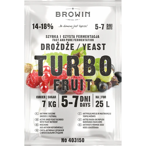 Ζύμες κρασιού Turbo Fruit 5-7 ημέρες - 2