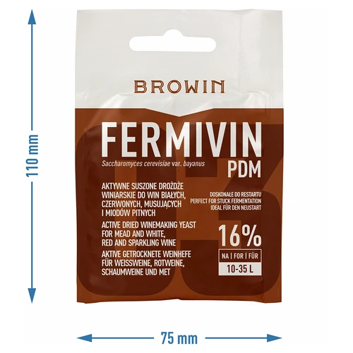 Ζύμες οινοποίησης Fermivin PDM, 7 g - 3