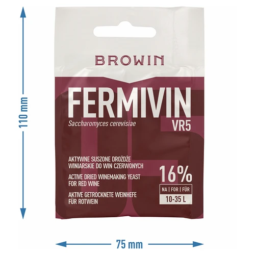 Ζύμες οινοποίησης Fermivin VR5, 7 g - 3
