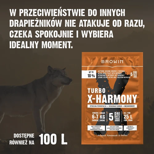 Ζύμες Turbo X-Harmony 18%, 25 L, 138 g - 7