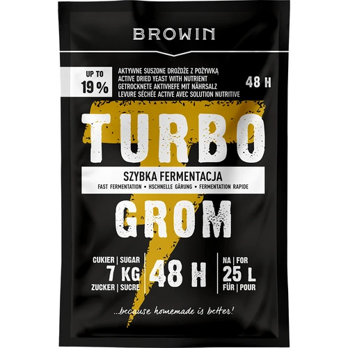 Ζύμη οινοπνευματοποιίας Turbo Grom 48h