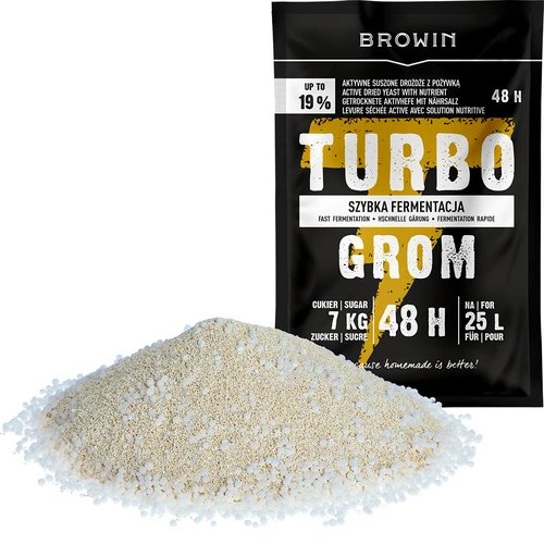 Ζύμη οινοπνευματοποιίας Turbo Grom 48h - 3